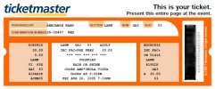 Coldplay, Coors Amphitheatre, Chula Vista, CA, Fri., 26 Aug 2005, 7:30pm